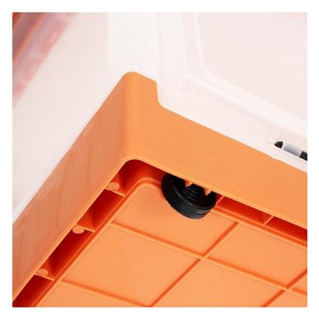กล่องเก็บของพับได้ STACKO I NE 51x36x30.5 ซม. สีส้ม/ใส_6