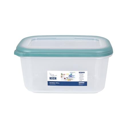 กล่องอาหาร 1.2 ลิตร KECH DOUBLE WALL 9033 สีเขียว_1