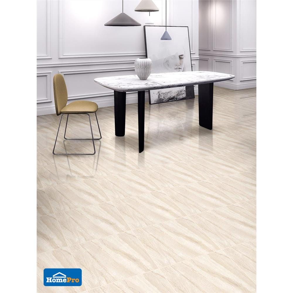 กระเบื้องพื้น 40x40 ซม. TARA รอยัลมาร์เบิ้ล เบจ 0.96M2