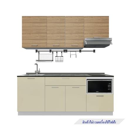 ครัวไม้สำเร็จ STARMARK CONTE 211_L 211 ซม._1