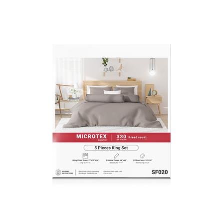 ชุดผ้าปูที่นอน 6 ฟุต 5 ชิ้น FROLINA MICROTEX SF020_3