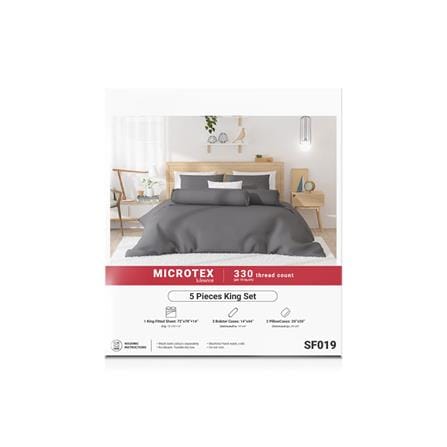 ชุดผ้าปูที่นอน 6 ฟุต 5 ชิ้น FROLINA MICROTEX SF019_3