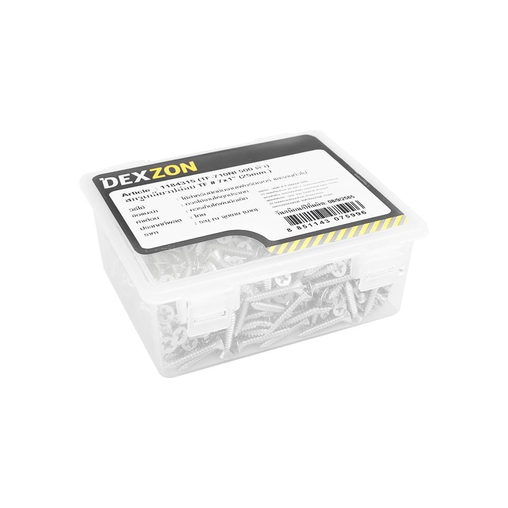 สกรูเกลียวปล่อย TF DEXZON 7X1 นิ้ว 500 ตัว