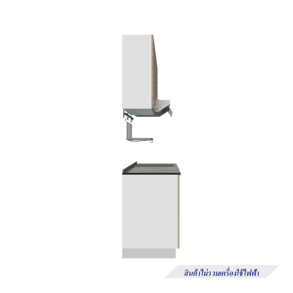ครัวไม้สำเร็จ STARMARK CONTE 121_L_NS 121 ซม.