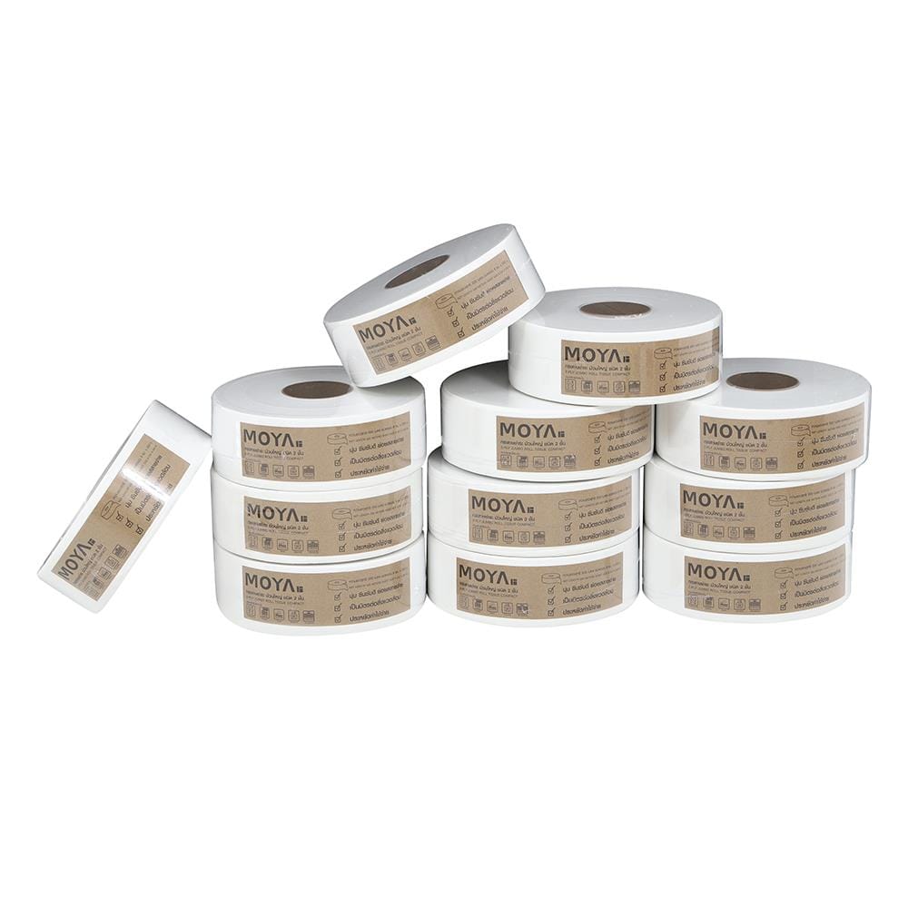 กระดาษชำระ MOYA JRT2PLY 300 ม. แพ็ก 12