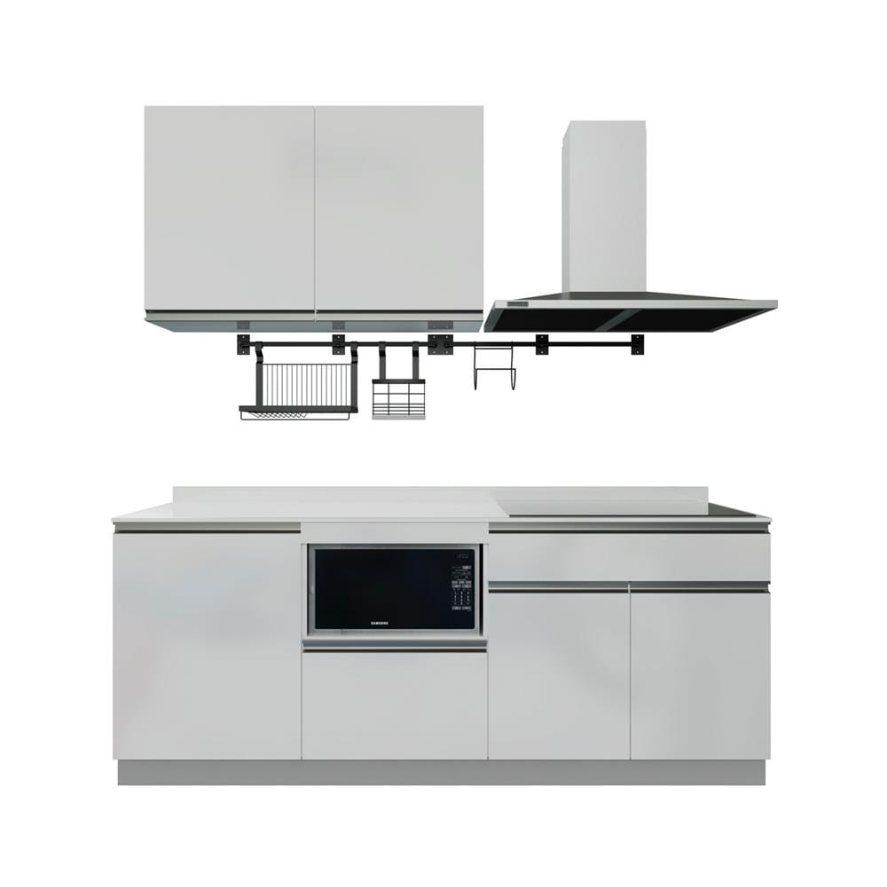ครัวไม้สำเร็จ STARMARK BLANCE 211H_L_NS 211 ซม.