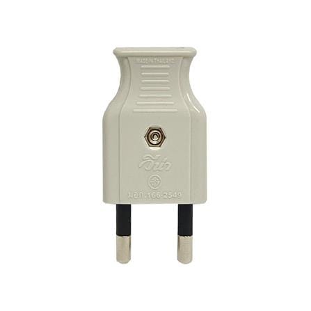 ปลั๊กตัวผู้ 2 ขากลม VENA PP1622 สีเทา