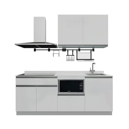 ครัวไม้สำเร็จ STARMARK BLANCE 211H_R 211 ซม.