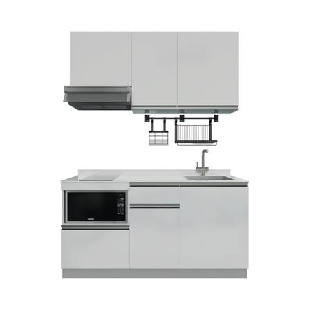 ครัวไม้สำเร็จ STARMARK BLANCE 166_R 166 ซม.