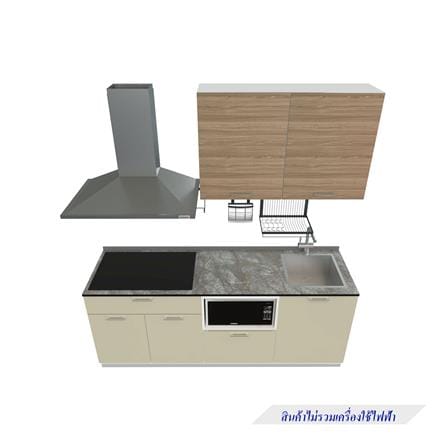 ครัวไม้สำเร็จ STARMARK CONTE 211H_R 211 ซม._2