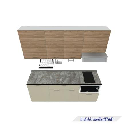 ครัวไม้สำเร็จ STARMARK CONTE 211_L_NS 211 ซม._2
