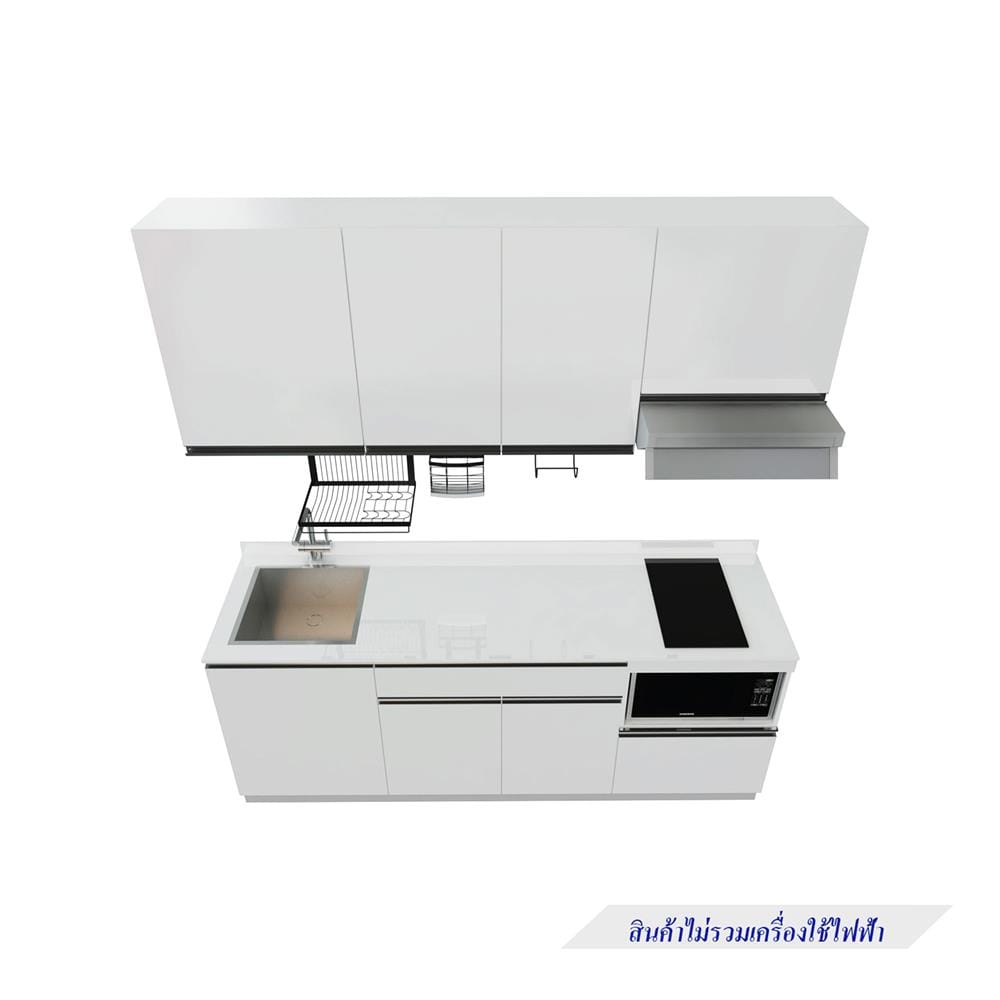 ครัวไม้สำเร็จ STARMARK BLANCE 211_L 211 ซม.