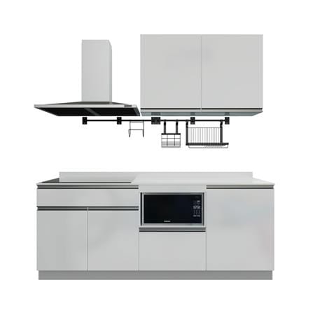 ครัวไม้สำเร็จ STARMARK BLANCE 211H_R_NS 211 ซม.