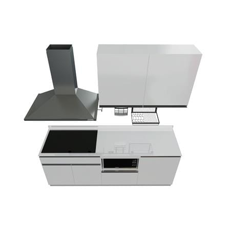 ครัวไม้สำเร็จ STARMARK BLANCE 211H_R_NS 211 ซม._2