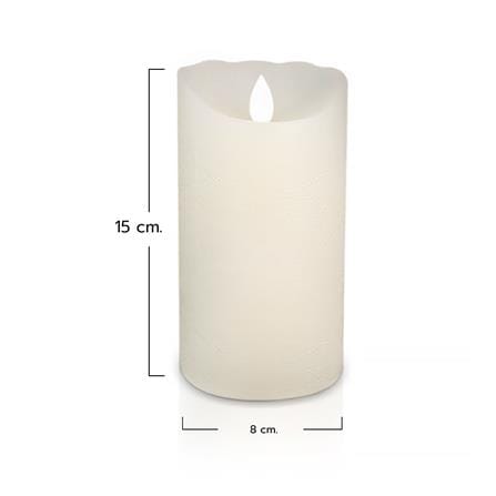 เทียน LED CLAIRE WAX REMOTE RECHARGE DIM 6 นิ้ว 0.3 วัตต์ WARMWHITE สีขาว_7