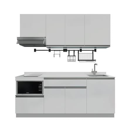ครัวไม้สำเร็จ STARMARK BLANCE 211_R 211 ซม.