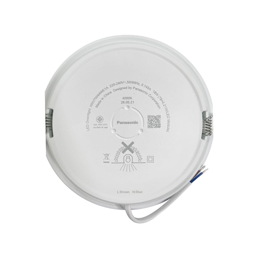 ดาวน์ไลท์ LED PANASONIC NNV70044WE1A 5.9 นิ้ว 18 วัตต์ COOL WHITE สีขาว