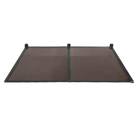 กันสาดโพลีคาร์บอเนต ขาตรง SUNSHIELD 100x200 ซม. สีน้ำตาลเข้ม_2