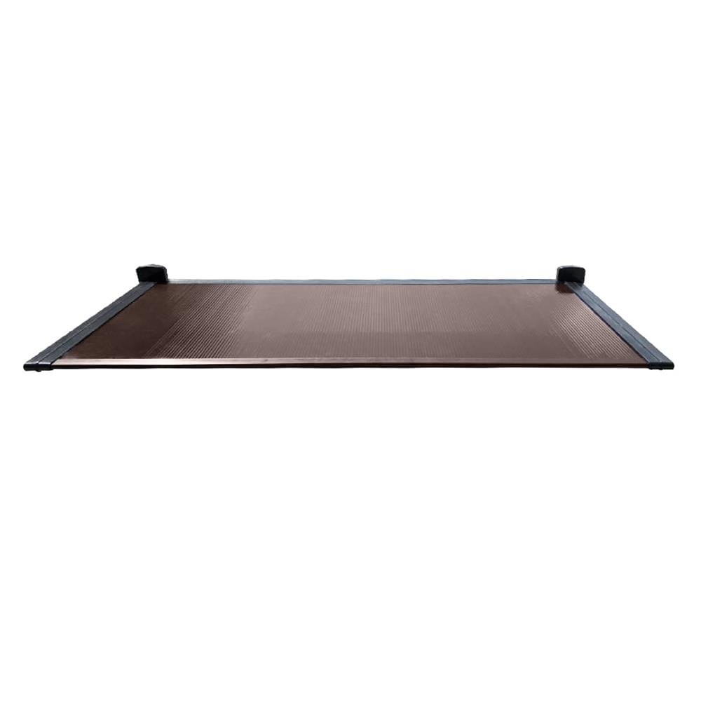 กันสาดโพลีคาร์บอเนต ขาตรง SUNSHIELD 60x120 ซม. สีน้ำตาลเข้ม