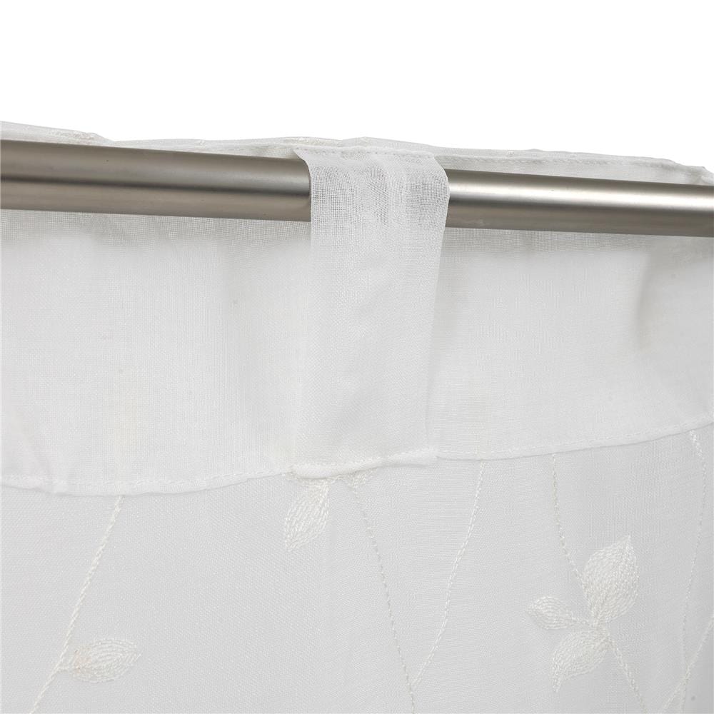ผ้าม่านโปร่งซ่อนหู HOME LIVING STYLE DOZZA 130X160 ซม. สีขาว