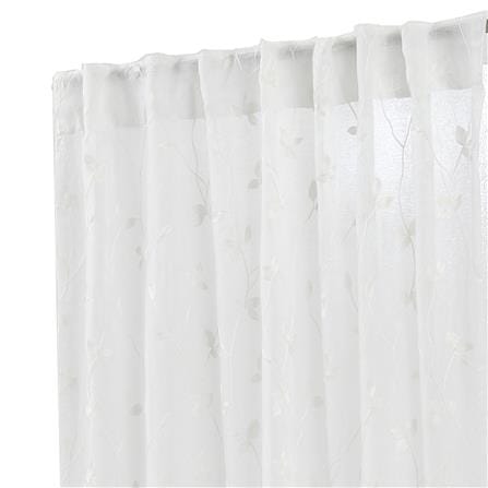 ผ้าม่านโปร่งซ่อนหู HOME LIVING STYLE DOZZA 130X220 ซม. สีขาว_1