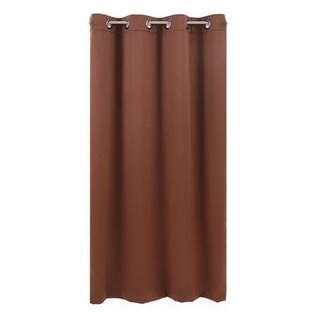 ผ้าม่าน  EYELET HOME LIVING STYLE TAOS UV 140X160 ซม. สีน้ำตาล_0