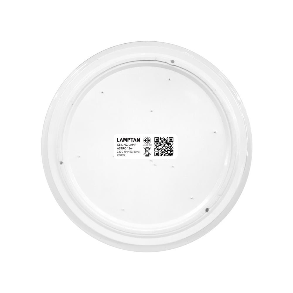 ไฟเพดาน LED LAMPTAN ASTRO 8 นิ้ว 12 วัตต์ DAYLIGHT สีขาว