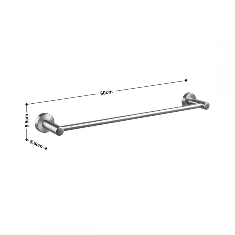 ราวแขวนผ้า RASLAND RA RAIL-60-MT 60 ซม. สีสเตนเลส