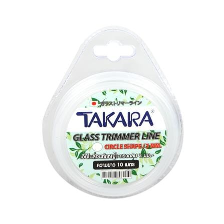 เอ็นตัดหญ้า แบบกลม TAKARA MBCC310 3 มม. X 10 ม. สีขาว_2