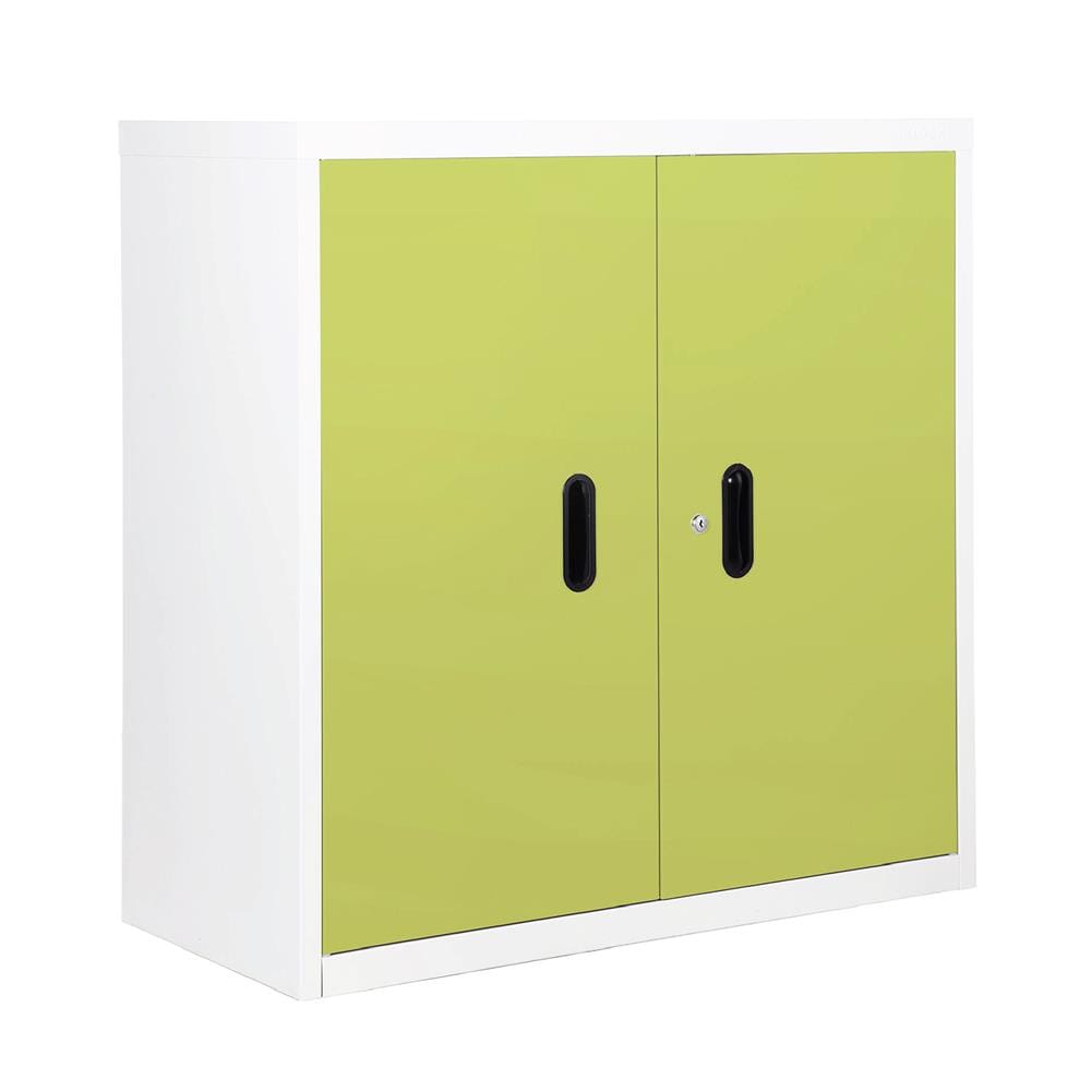 ตู้เหล็กบานเปิดทึบ KIOSK BS-288 สีเขียว