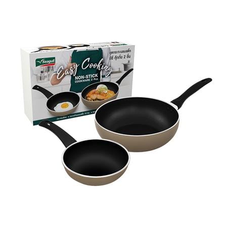 ชุดกระทะนอนสติ๊ก SEAGULL EASY COOKING 2 ชิ้น_1