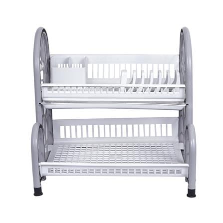 ชั้นคว่ำจานตั้งพื้นพลาสติก 2 ชั้น HAPPY WARE PB-682/2 DS+T_1