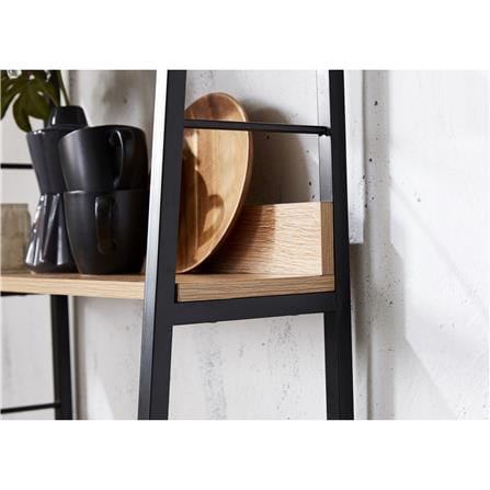 ชั้นวางของ 5 ชั้น FURDINI LADDER AD-LD5T สีน้ำตาล/ดำ_3