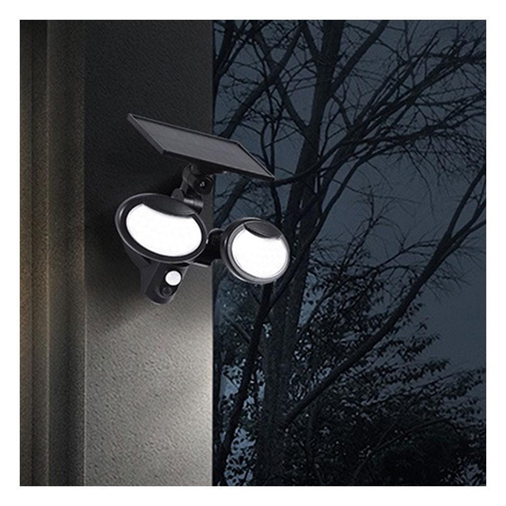 ไฟผนังภายนอก SOLAR CARINI 226406009 12 วัตต์ DAYLIGHT สีดำ