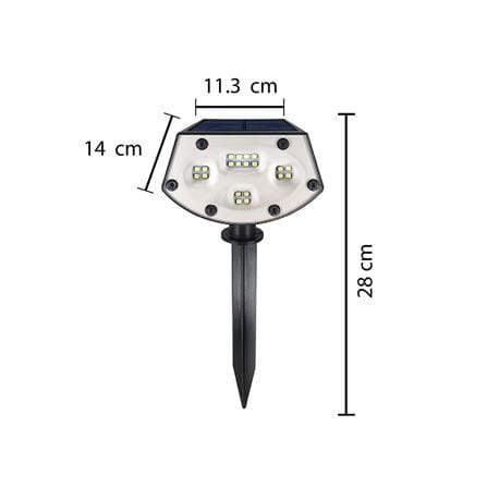 ไฟจัดสวน SOLAR CARINI 229452010 1.5 วัตต์ DAYLIGHT สีดำ_7