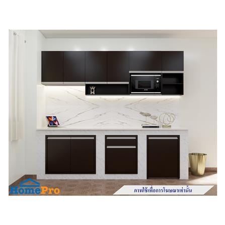 ตู้แขวนคู่ JUPITER COCOA BROWN 80x60 ซม. สีน้ำตาล_2