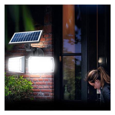 ไฟผนังภายนอก SOLAR CARINI 226137809 15.6 วัตต์ DAYLIGHT สีดำ_4