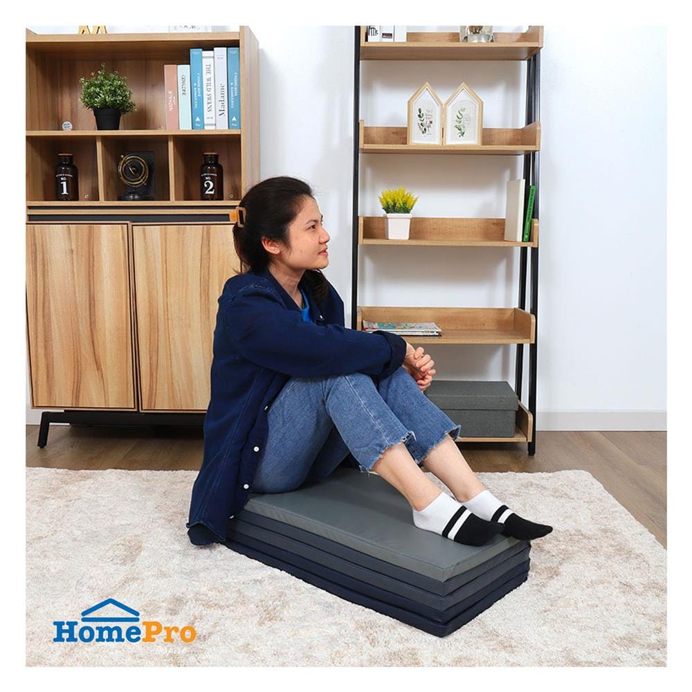 ปิกนิก 5 พับ HOME LIVING STYLE LAP GREY-NAVY 80X180 ซม.