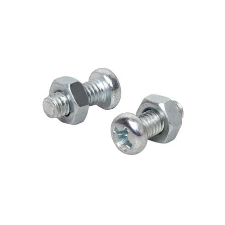 สกรูเกลียวมิลพร้อมนอต JP DEXZON 4X10 มม. แพ็ก 25 ชิ้น_0