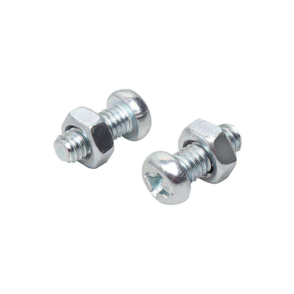สกรูเกลียวมิลพร้อมนอต JP DEXZON 4X8 มม. แพ็ก 25 ชิ้น