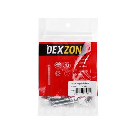 สกรูเกลียวมิลพร้อมนอต JF DEXZON 6X40 มม. แพ็ก 25 ชิ้น_1