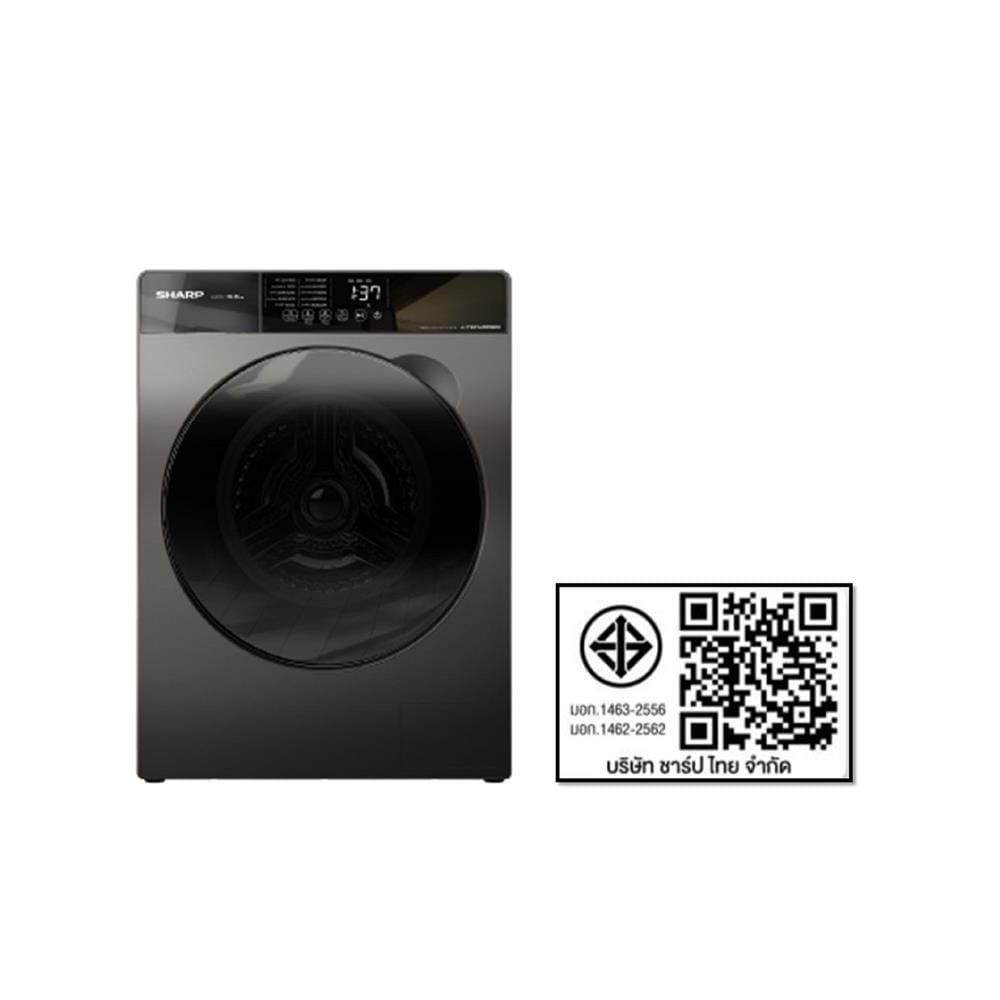 เครื่องซักผ้าฝาหน้า SHARP ES-FK1054ST-G 10.5 กก. สีเทา อินเวอร์เตอร์