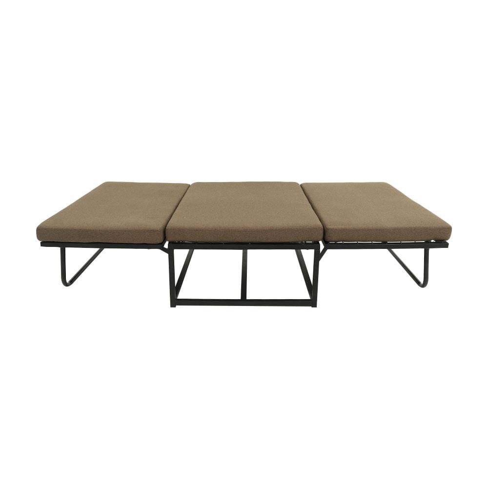 เตียงพับพร้อม TOPPER HOME LIVING STYLE LARA 104x199X40 ซม. สีนํ้าตาล