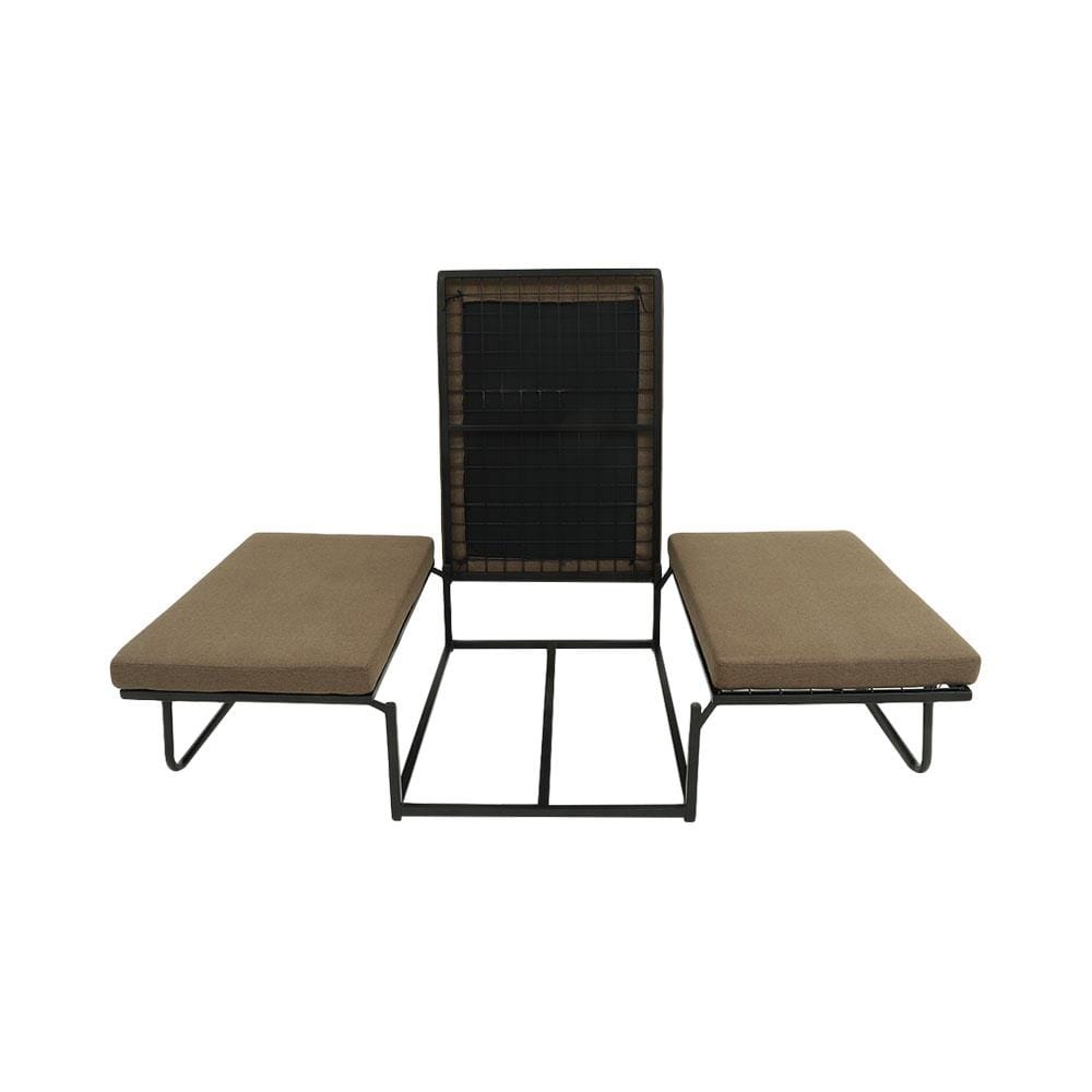 เตียงพับพร้อม TOPPER HOME LIVING STYLE LARA 104x199X40 ซม. สีนํ้าตาล