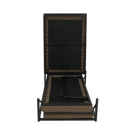 เตียงพับพร้อม TOPPER HOME LIVING STYLE LARA 104x199X40 ซม. สีนํ้าตาล_4