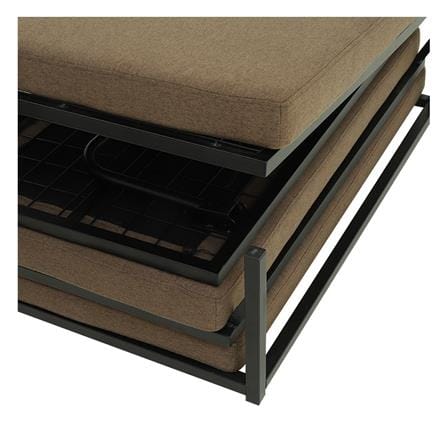 เตียงพับพร้อม TOPPER HOME LIVING STYLE LARA 104x199X40 ซม. สีนํ้าตาล_6