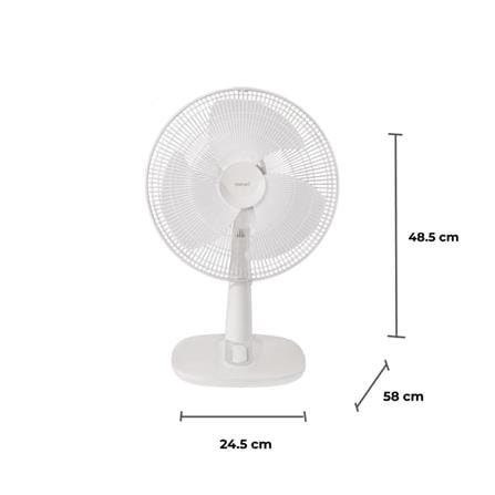 พัดลมตั้งโต๊ะ 16 นิ้ว HATARI T16M1 สีขาว_2