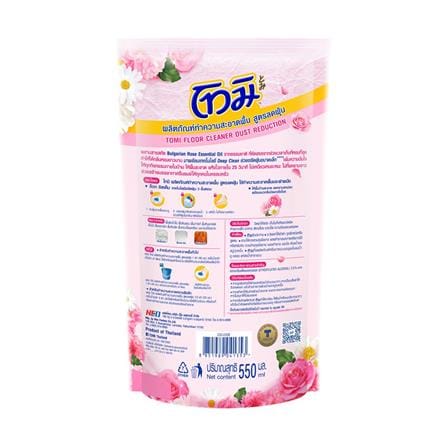 รีฟิลน้ำยาถูพื้น TOMI สูตรลดฝุ่น 550 มล. BULGARIAN ROSE_1