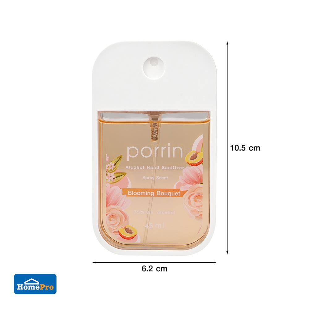 สเปรย์แอลกอฮอล์ PORRIN 45 มล. BLOOMING BOUQUET