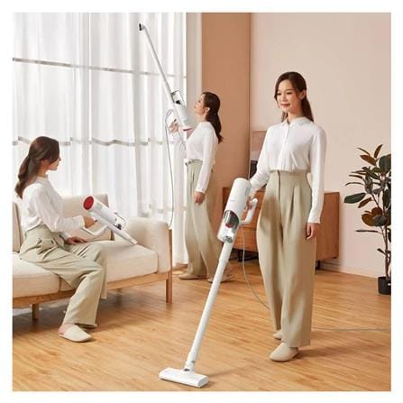เครื่องดูดฝุ่นแบบด้าม DEERMA DX300 สีขาว_4